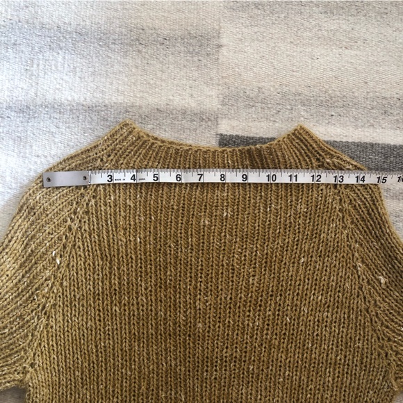 Hand Knit Cropped Sweater - Picture 9 of 12